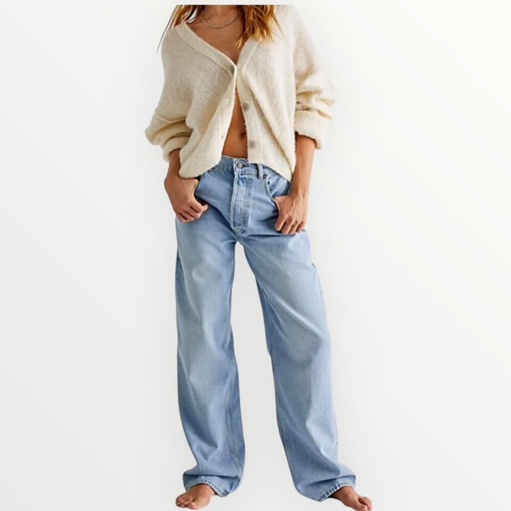 BOYISH The Ziggy Relaxed Straight Jeans in Sunrise